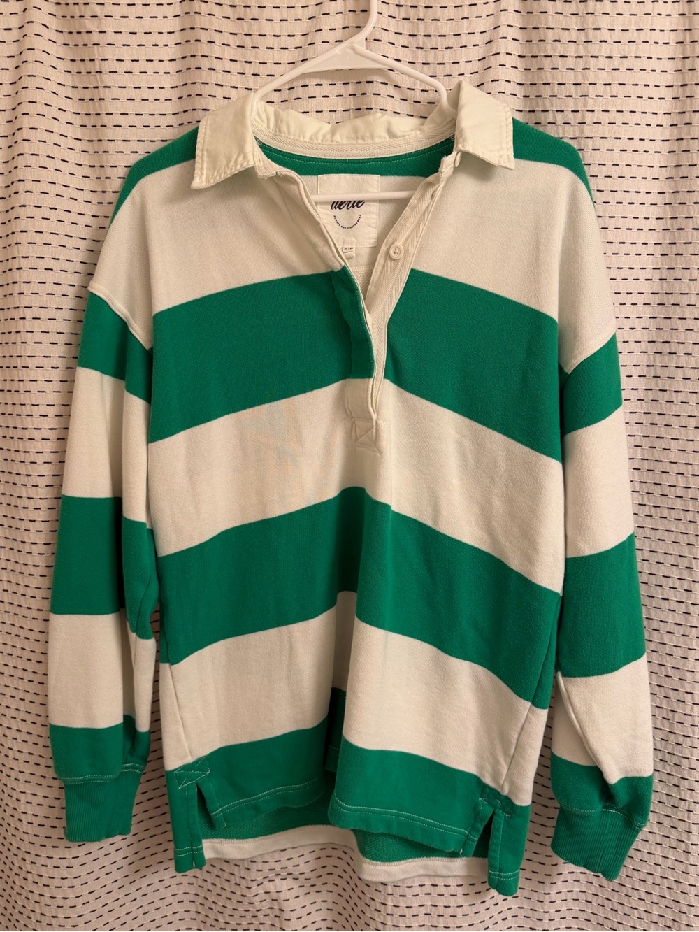 Aerie Campus Rugby Stripe Pullover Sweater